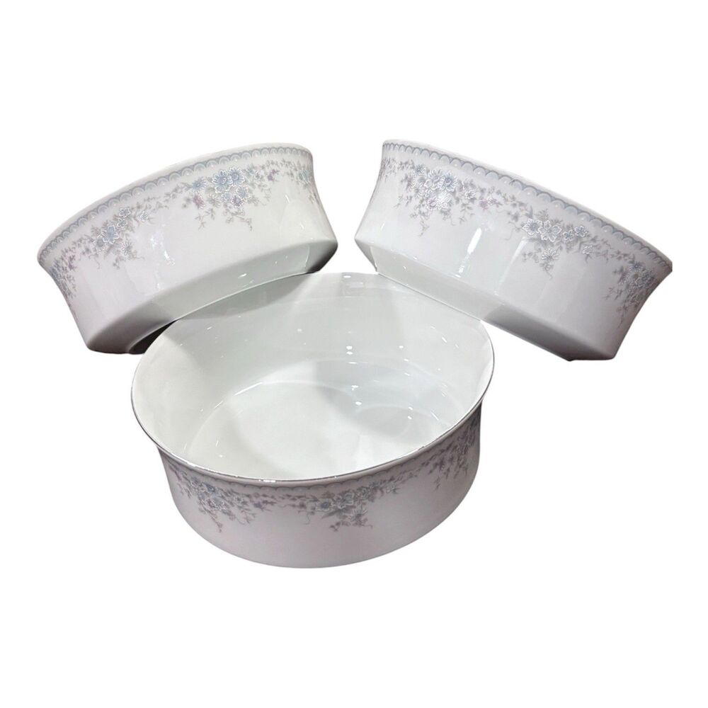 VINTAGE Johann Haviland Royal Lace Serving Bowls Bavaria Germany - Set of 3